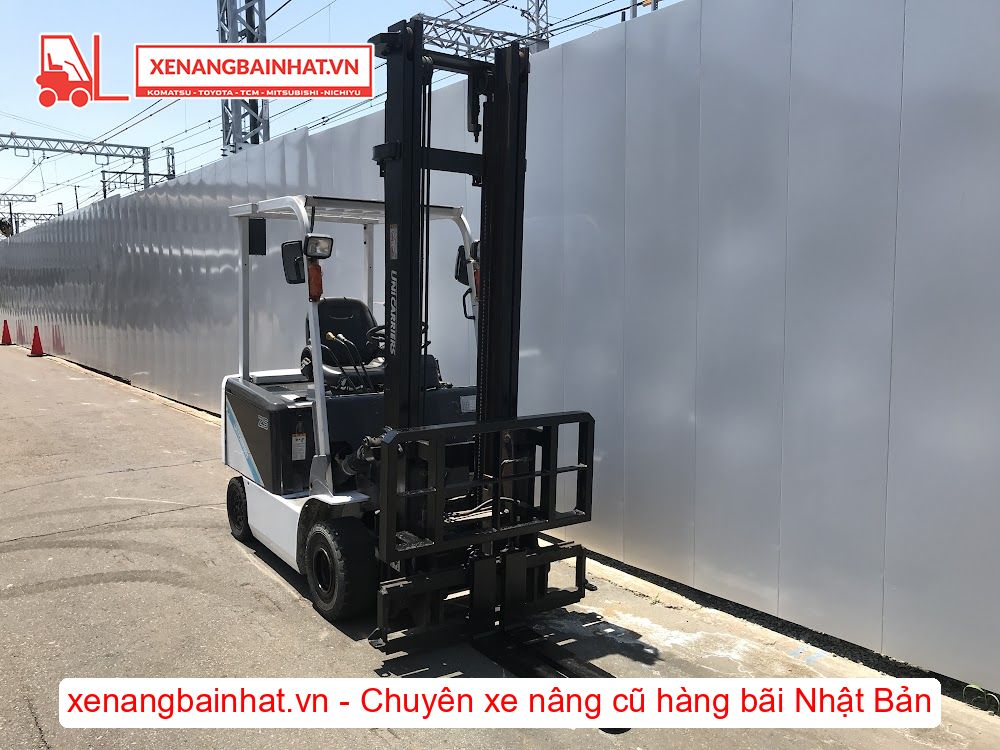 Xe nâng Điện 2.5 Tấn UNICARRIERS FB25-8 nâng cao 4.5m SX 2014