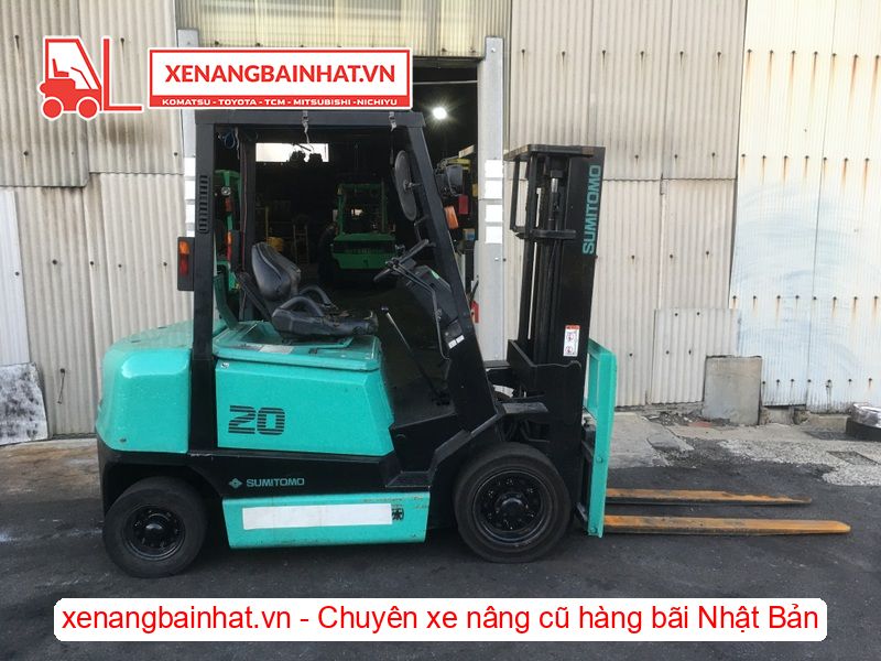 Xe nâng dầu 2 Tấn SUMITOMO 11-FD20PVIIHA nâng cao 3m SX 2000