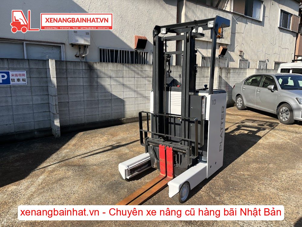 Xe nâng Điện 1 Tấn NICHIYU FBRM10N-80B nâng cao 3m SX 2017