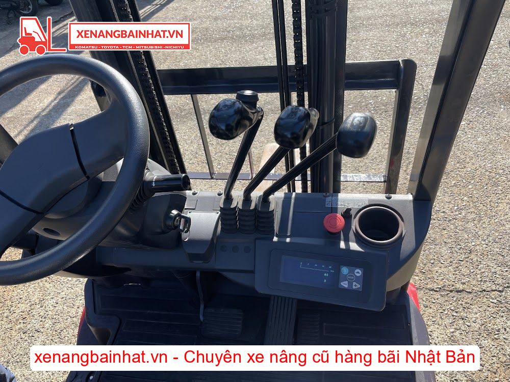 Xe nâng Điện 1 Tấn NICHIYU FBT10PN-80B nâng cao 3m SX 2017