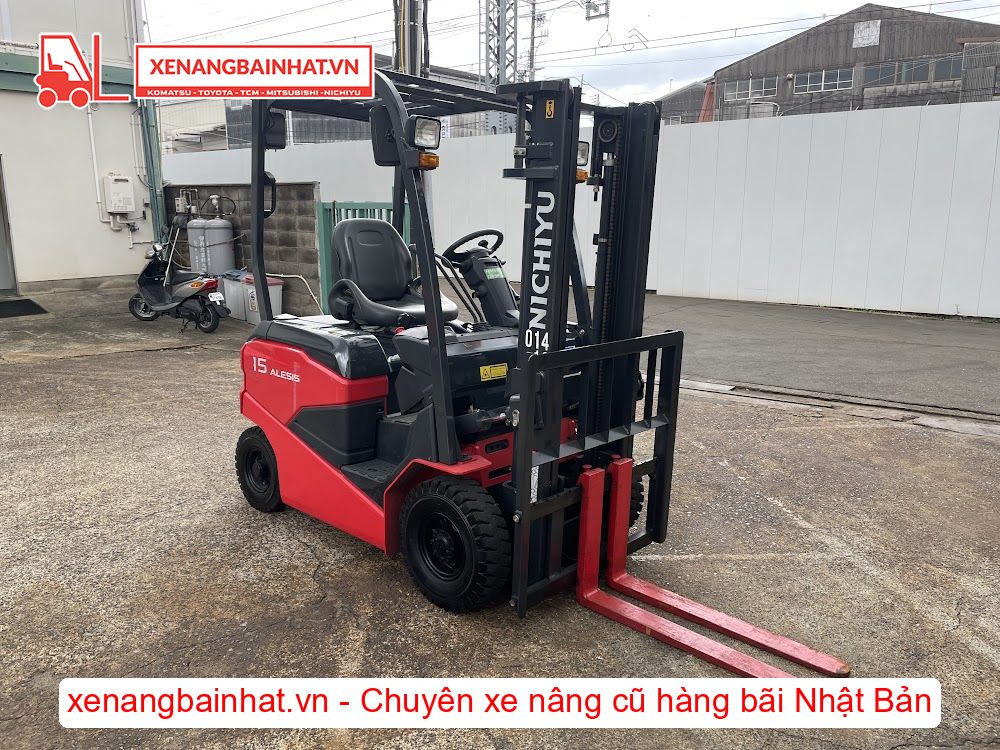 Xe nâng Điện 1.5 Tấn NICHIYU FB15PN-80 nâng cao 3m SX 2020