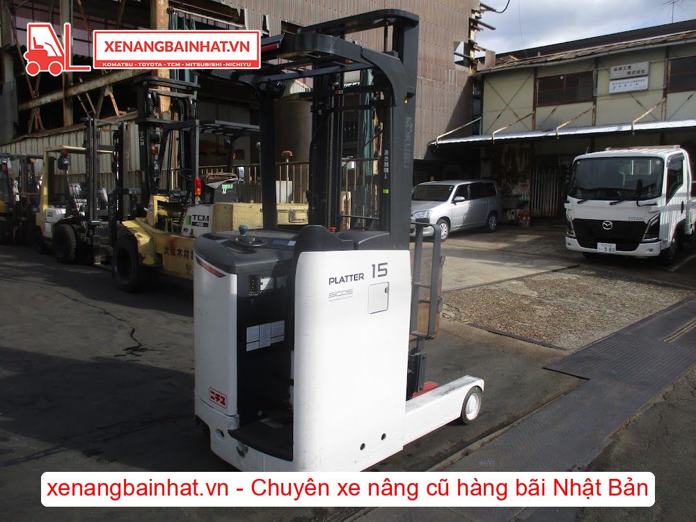 Xe nâng Điện 1.5 Tấn NICHIYU FBRM15-85B nâng cao 4m SX 2019