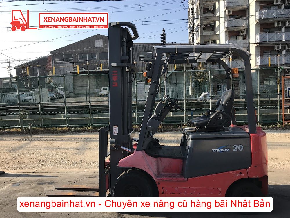 Xe nâng Điện 2 Tấn NICHIYU FB20PN-75B nâng cao 4m SX 2007