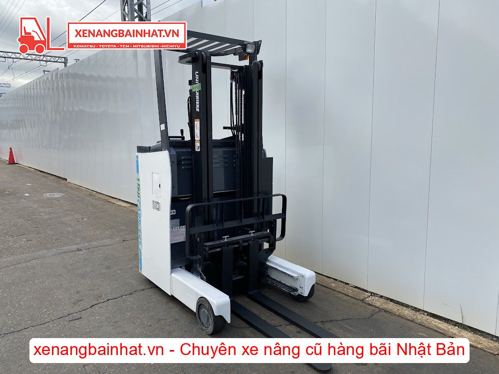 Xe nâng Điện 1 Tấn UNICARRIERS FRB10-8CA nâng cao 3m SX 2016