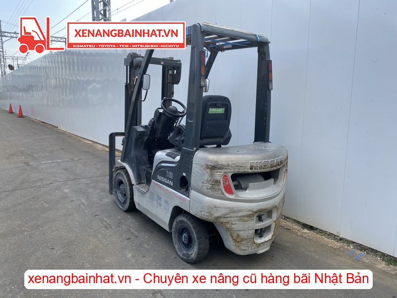 Xe nâng dầu 1.8 Tấn Nissan FL01A18 nâng cao 3m SX 2006