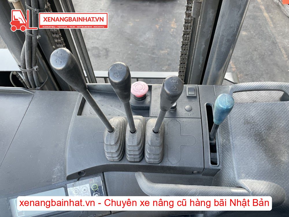 Xe nâng Điện 1 Tấn NICHIYU FBRM10N-80 nâng cao 3m SX 2015
