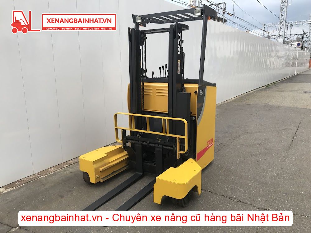 Xe nâng Điện 1.5 Tấn TCM FRB15-8M nâng cao 3m SX 2011