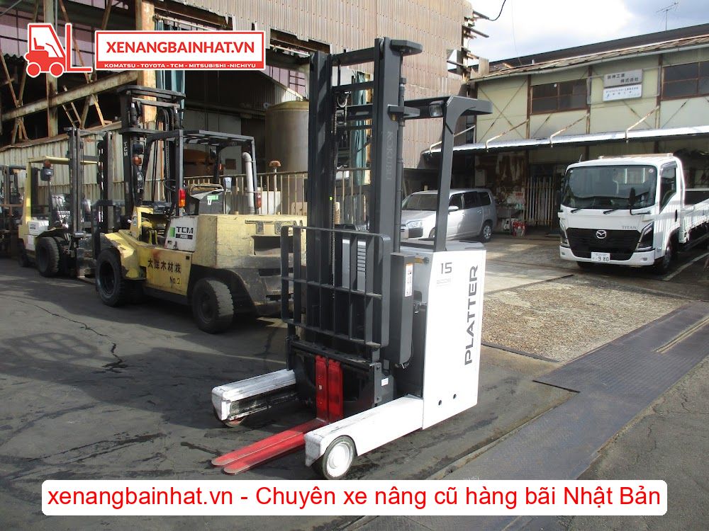 Xe nâng Điện 1.5 Tấn NICHIYU FBRM15-85B nâng cao 4m SX 2019