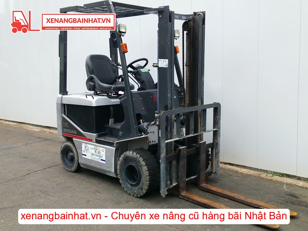 Xe nâng Điện 1.5 Tấn Nissan J1B1L15 (FB15) nâng cao 3m SX 2013