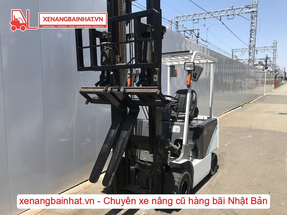 Xe nâng Điện 2.5 Tấn UNICARRIERS FB25-8 nâng cao 4.5m SX 2014