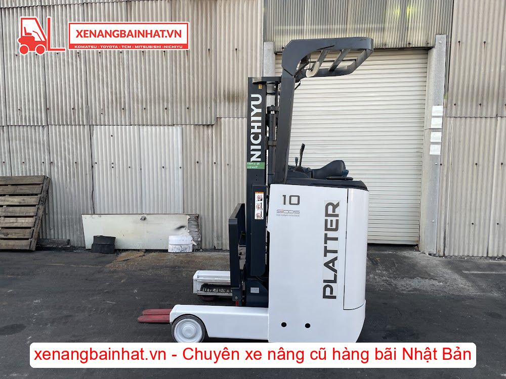 Xe nâng Điện 1 Tấn NICHIYU FBRM10N-80 nâng cao 3m SX 2015