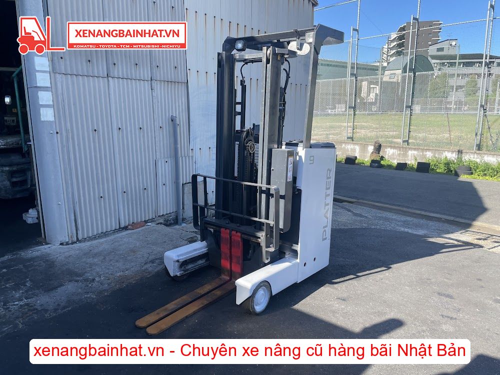 Xe nâng Điện 900Kg NICHIYU FBRM9N-80B nâng cao 3m SX 2019