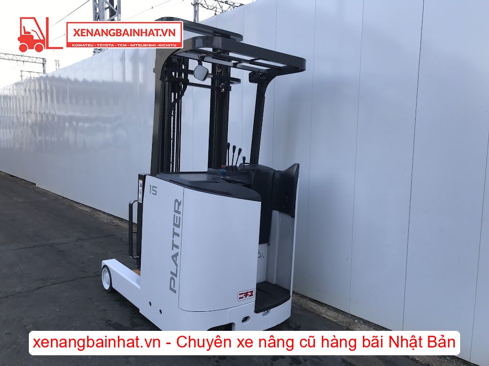 Xe nâng Điện 1.5 Tấn NICHIYU FBRM15-80 nâng cao 4m SX 2016
