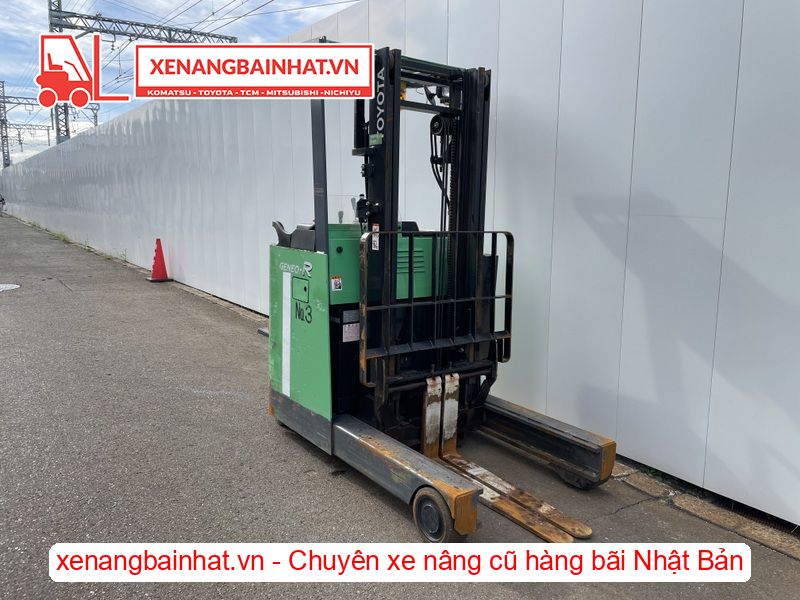 Xe nâng Điện 1.8 Tấn TOYOTA 7FBR18 nâng cao 3.3m SX 2016