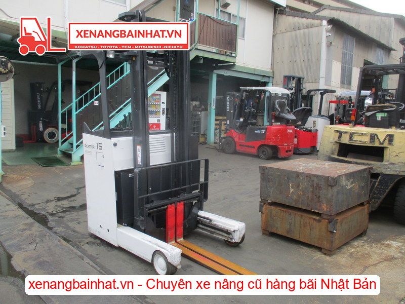 Xe nâng Điện 1.5 Tấn NICHIYU FBRM15-80B nâng cao 4m SX 2018