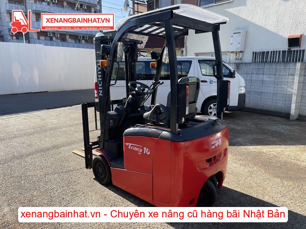 Xe nâng Điện 1 Tấn NICHIYU FBT10PN-80B nâng cao 3m SX 2017