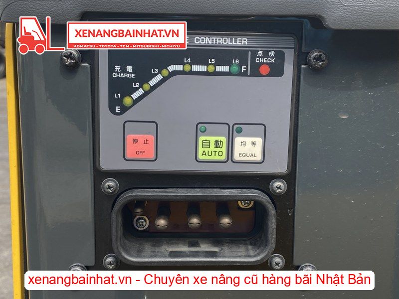 Xe nâng điện 1 tấn Komatsu FB10RW-15 nâng cao 3m SX 2016