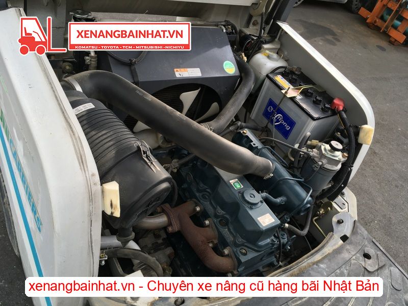 Xe nâng dầu 1.5 Tấn UNICARRIERS FD15T14 nâng cao 3m SX 2017