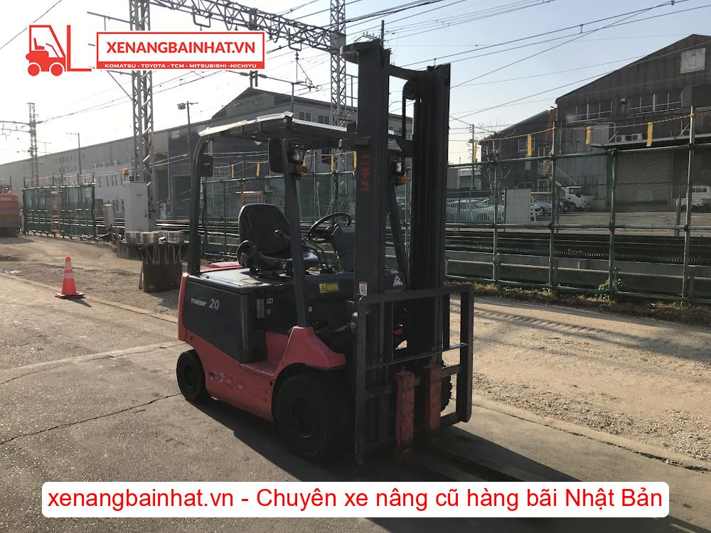 Xe nâng Điện 2 Tấn NICHIYU FB20PN-75B nâng cao 4m SX 2007
