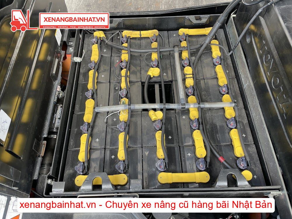 Xe nâng Điện 1.5 Tấn TOYOTA 8FB15 nâng cao 3m SX 2019