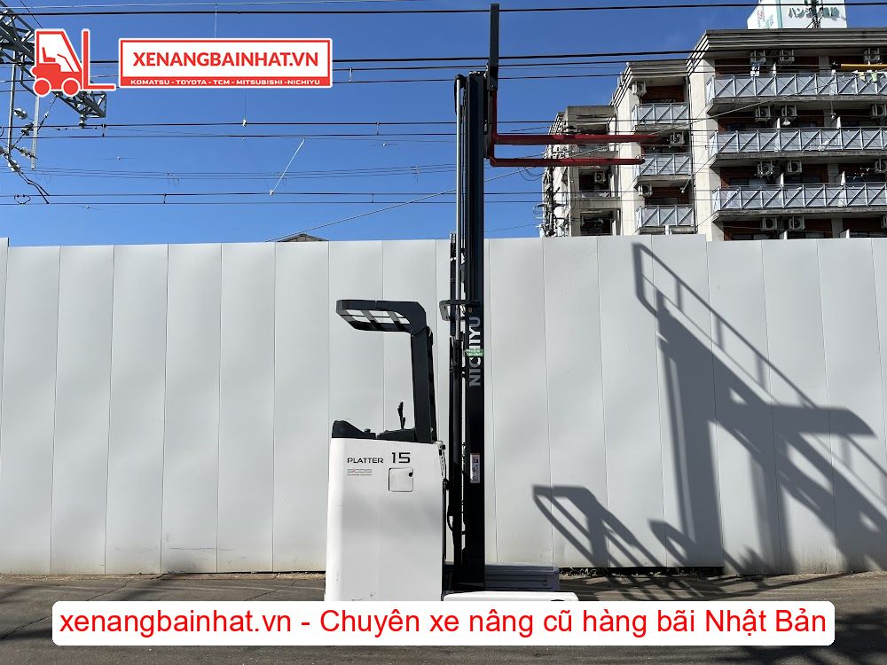 Xe nâng Điện 1.5 Tấn NICHIYU FBRM15-85 nâng cao 3.5m SX 2021
