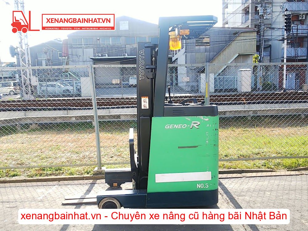 Xe nâng Điện 1 Tấn TOYOTA 7FBR10 nâng cao 3m SX 2005