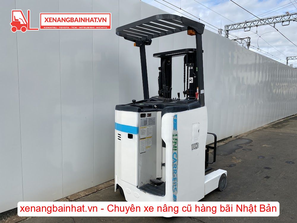 Xe nâng Điện 1 Tấn UNICARRIERS FRB10-8CA nâng cao 3m SX 2016