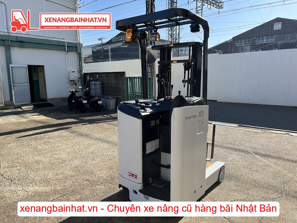 Xe nâng Điện 1 Tấn NICHIYU FBRM10N-80B nâng cao 3m SX 2017