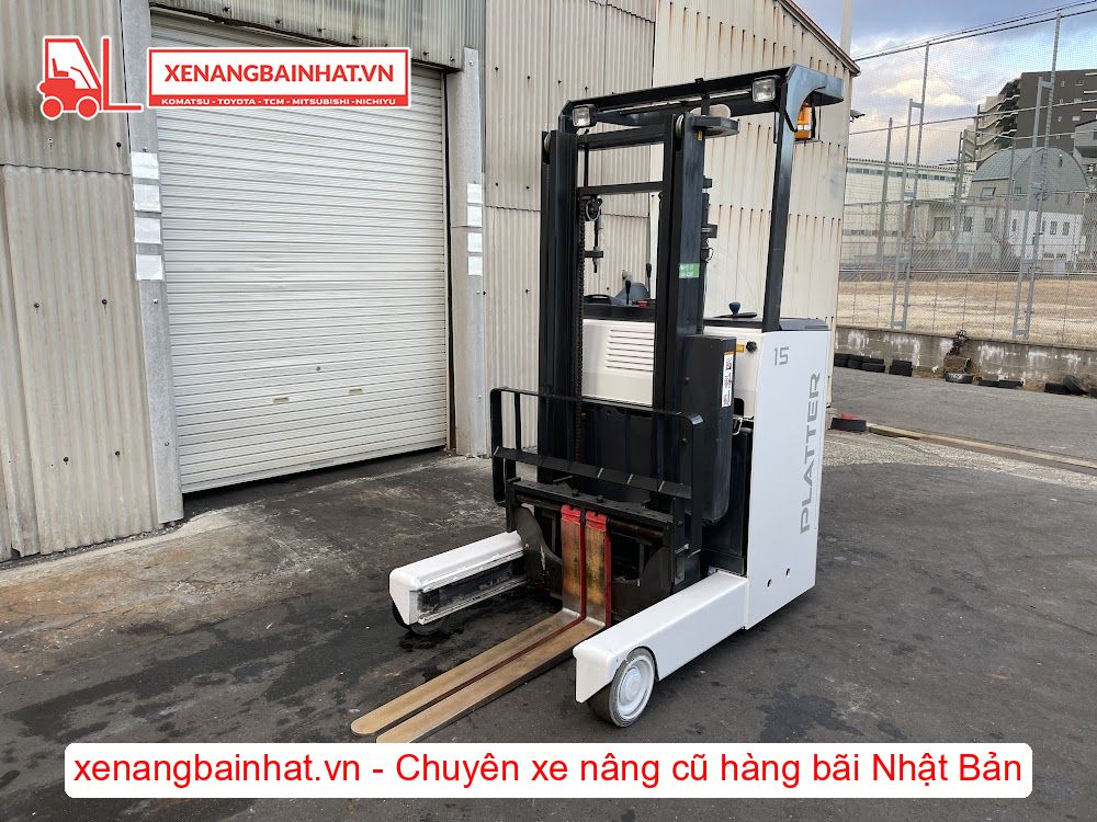 Xe nâng Điện 1.5 Tấn NICHIYU FBRM15-85 nâng cao 3m SX 2019