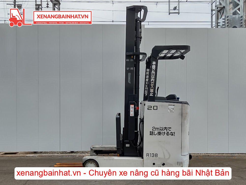 Xe nâng Điện 2 Tấn NICHIYU FBRM20-H80B nâng cao 4.7m SX 2015