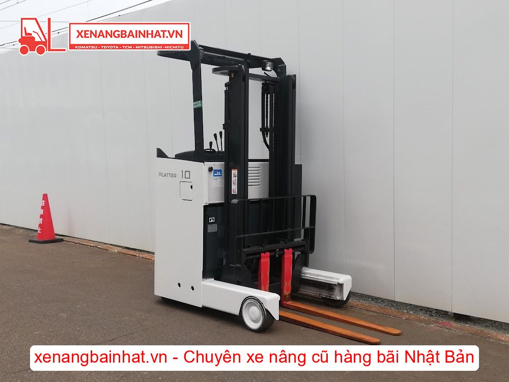 Xe nâng Điện 1 Tấn NICHIYU FBRM10-80 nâng cao 3m SX 2016