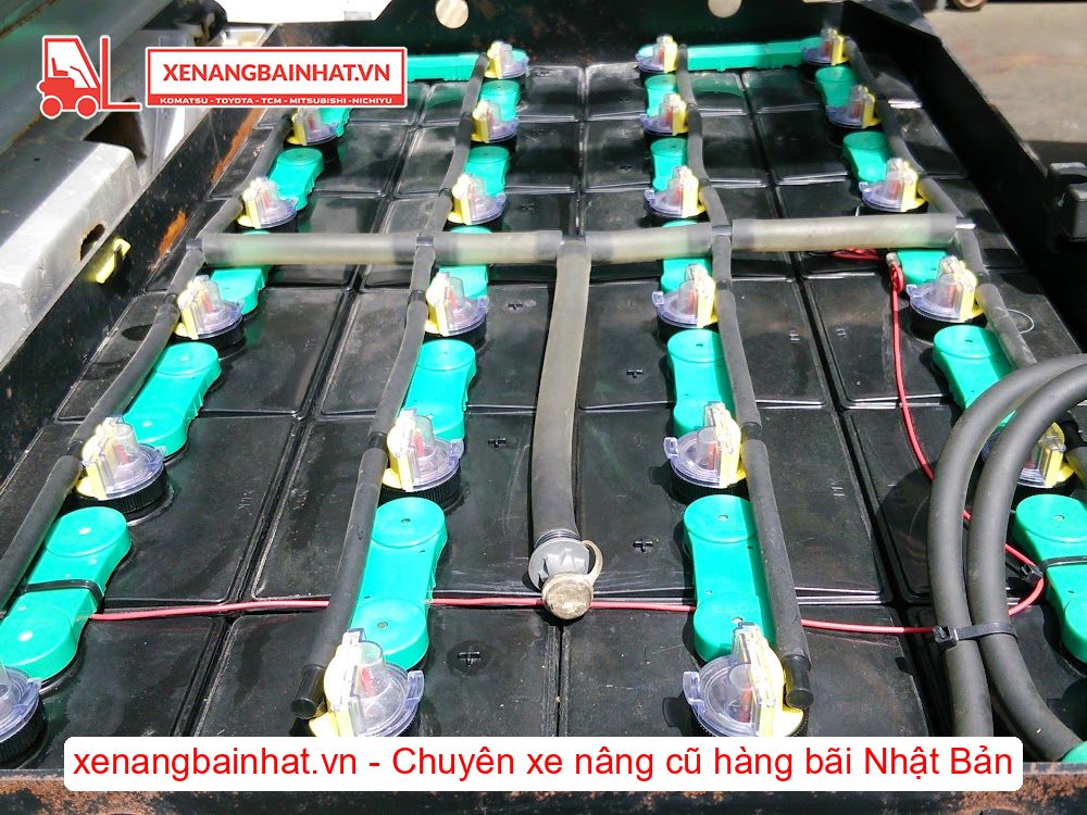 Xe nâng Điện 1.5 Tấn Nissan J1B1L15 (FB15) nâng cao 3m SX 2013