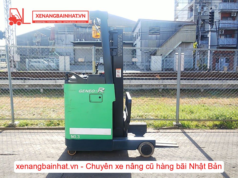 Xe nâng Điện 1 Tấn TOYOTA 7FBR10 nâng cao 3m SX 2005