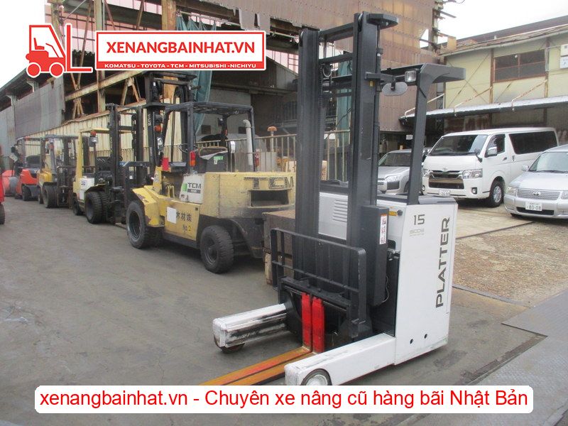 Xe nâng Điện 1.5 Tấn NICHIYU FBRM15-80B nâng cao 4m SX 2018