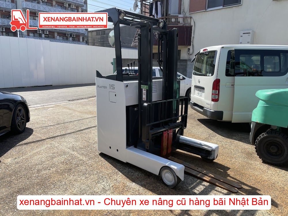 Xe nâng Điện 1.5 Tấn NICHIYU FBRM15-80 nâng cao 3m SX 2015