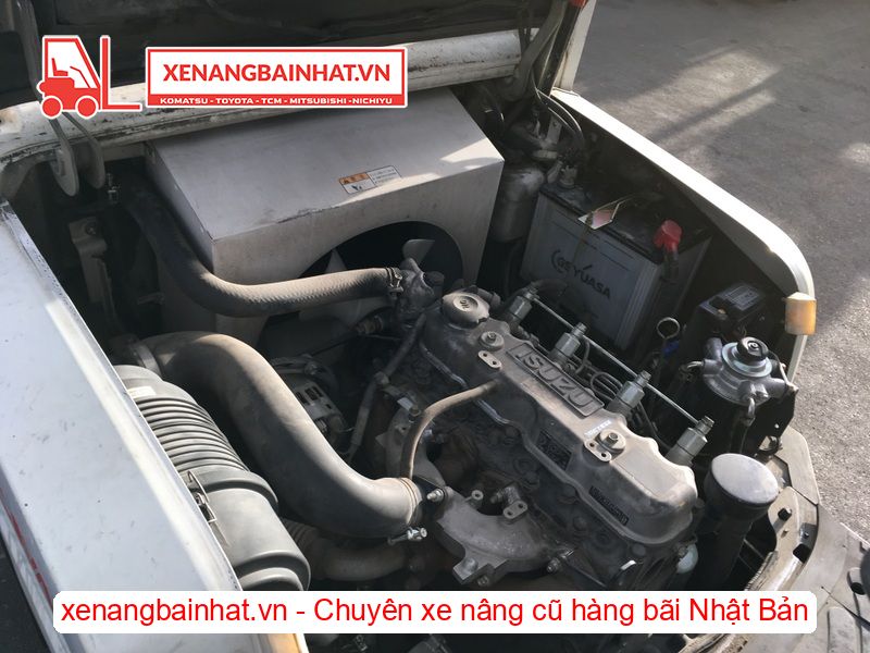 Xe nâng dầu 2.5 Tấn TCM FD25C13Z nâng cao 6m triple SX 2014