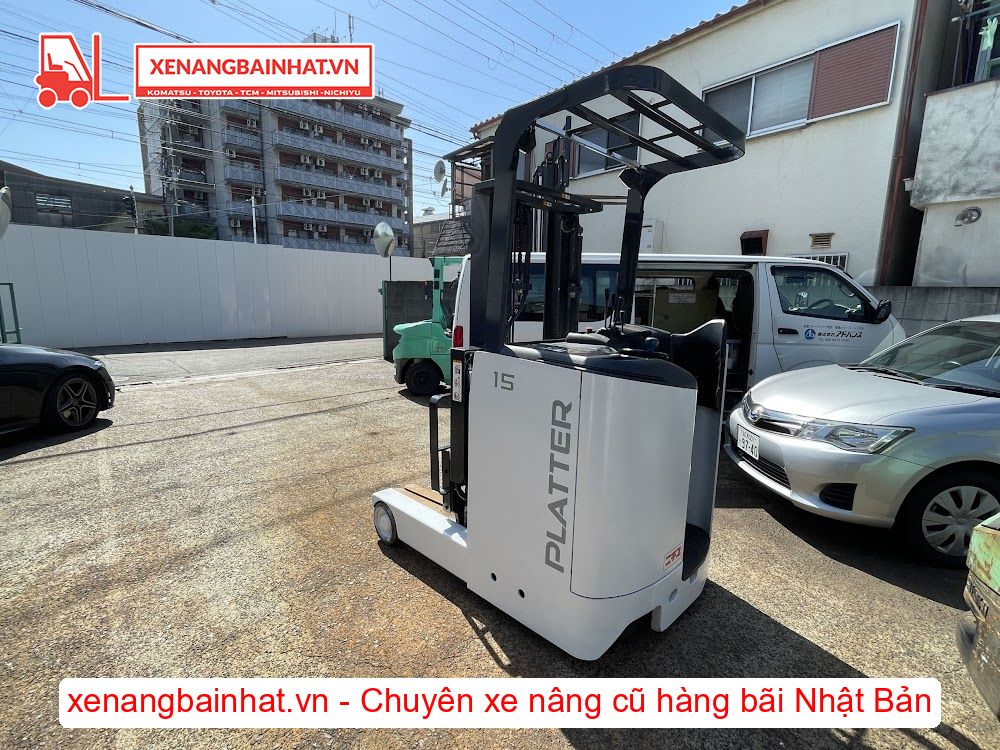 Xe nâng Điện 1.5 Tấn NICHIYU FBRM15-80 nâng cao 3m SX 2015
