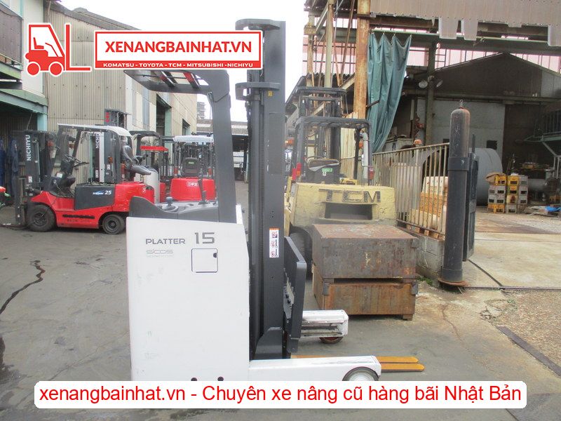 Xe nâng Điện 1.5 Tấn NICHIYU FBRM15-80B nâng cao 4m SX 2018