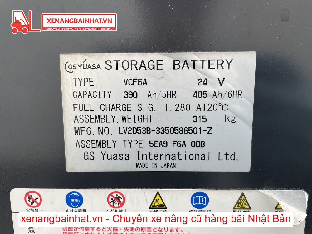 Xe nâng Điện 1 Tấn NICHIYU FBRM10N-80 nâng cao 3m SX 2015