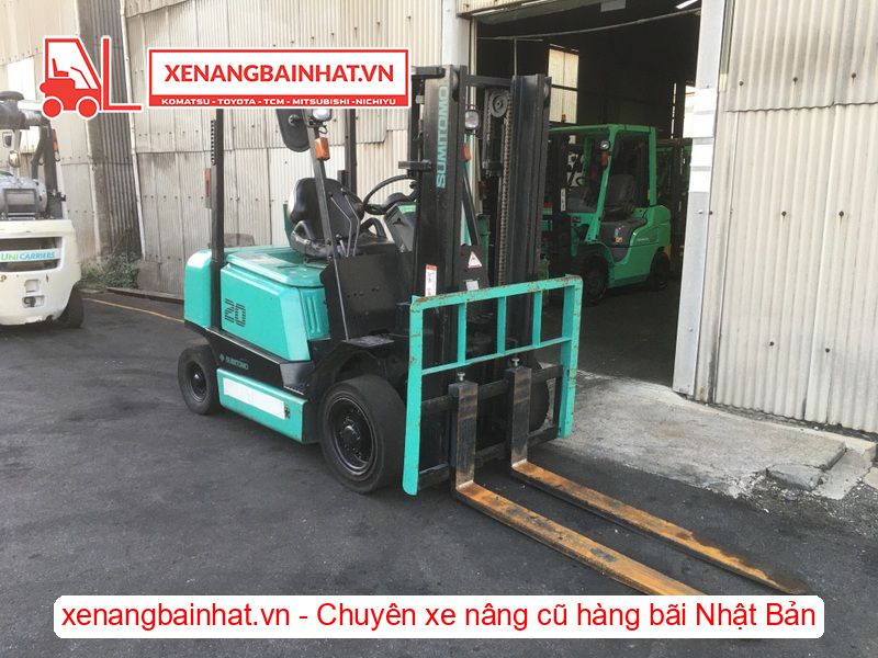 Xe nâng dầu 2 Tấn SUMITOMO 11-FD20PVIIHA nâng cao 3m SX 2000
