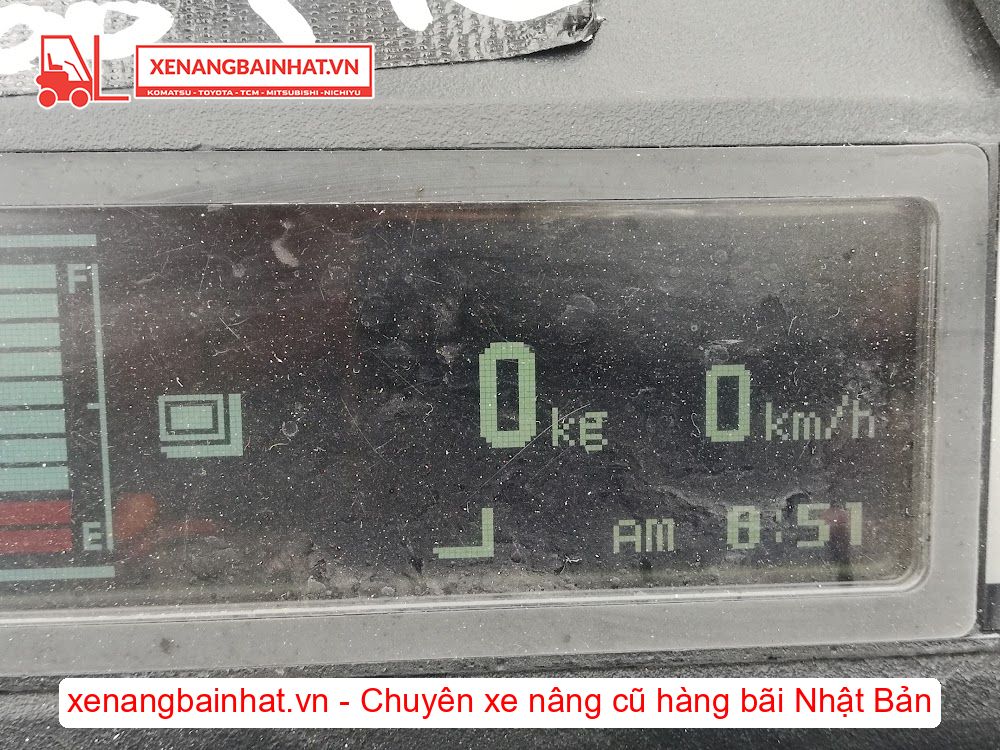 Xe nâng Điện 1 Tấn NICHIYU FBRM10-80 nâng cao 3m SX 2016