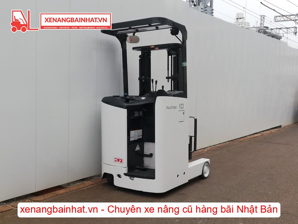 Xe nâng Điện 1 Tấn NICHIYU FBRM10-80 nâng cao 3m SX 2016