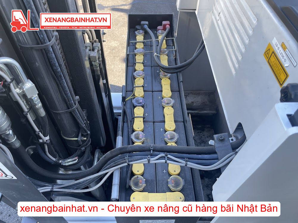 Xe nâng Điện 900Kg NICHIYU FBRM9N-80B nâng cao 3m SX 2019