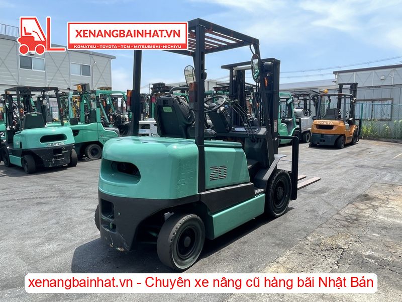 Xe nâng dầu 2 Tấn SUMITOMO 11-FD20PVIIHA nâng cao 3m SX 2005