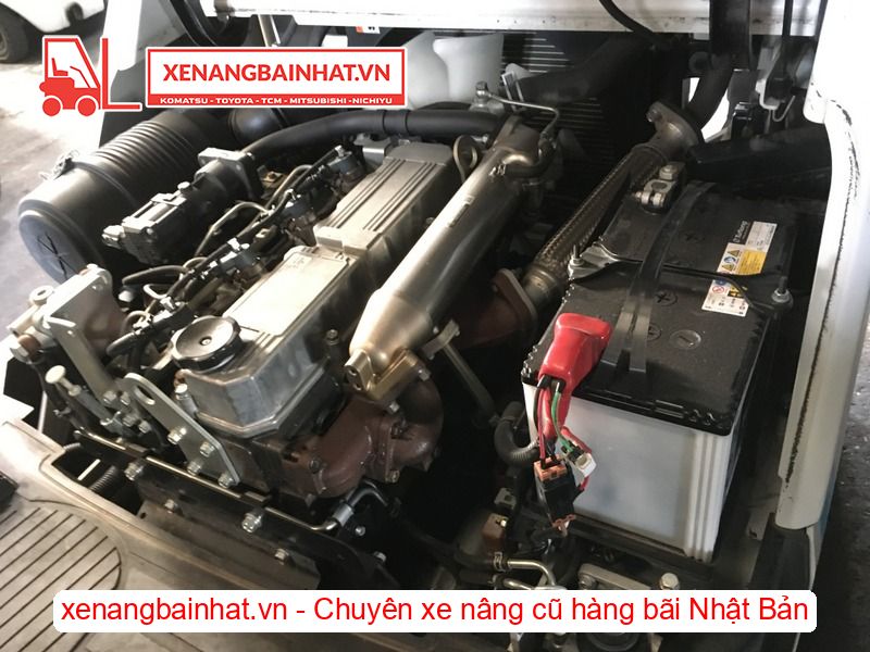 Xe nâng dầu 2.5 Tấn UNICARRIERS FD25T5M nâng cao 3m SX 2018