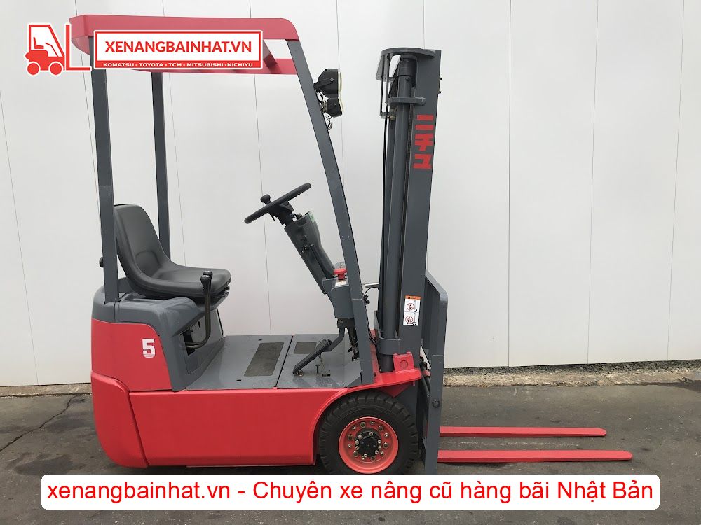 Xe nâng Điện 500Kg NICHIYU FB5PN-50 nâng cao 2.5m SX 2013