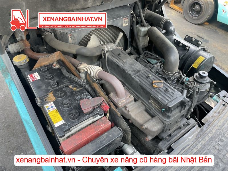 Xe nâng dầu 3.5 Tấn SUMITOMO 13FD35PAX98D nâng cao 3m SX 2007