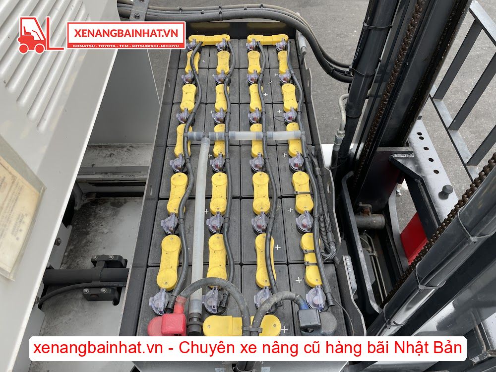 Xe nâng Điện 1.8 Tấn NICHIYU FBRM18-80 nâng cao 3m SX 2019