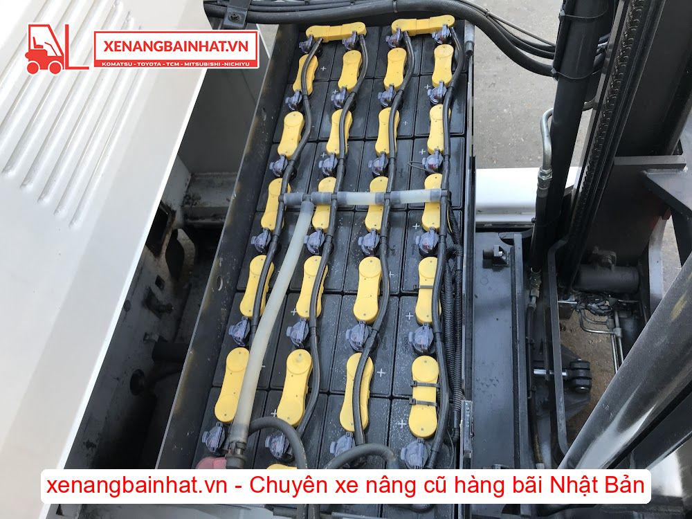 Xe nâng Điện 1.5 Tấn NICHIYU FBRM15-80 nâng cao 4m SX 2016