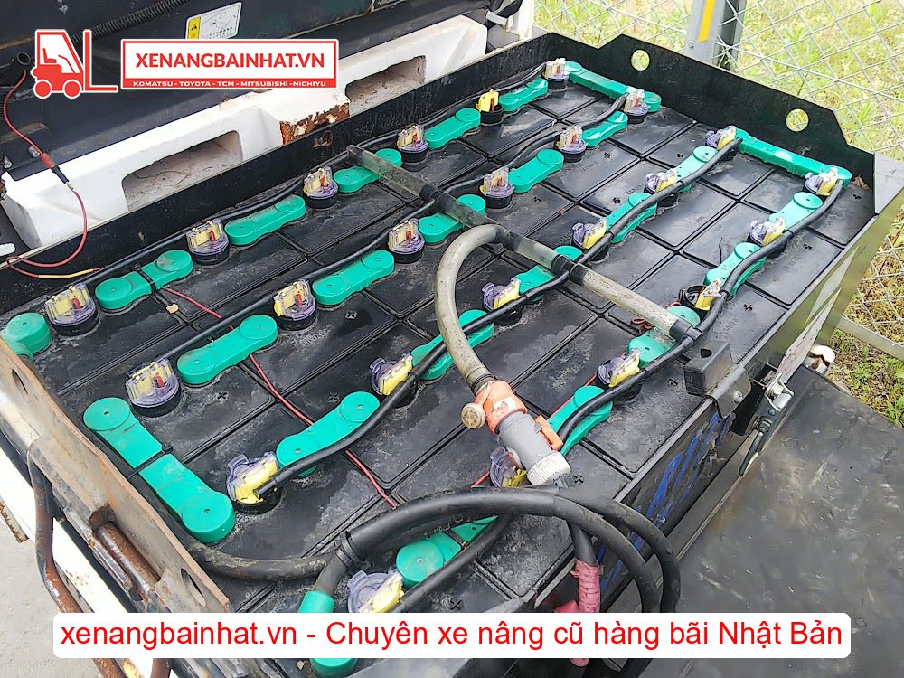 Xe nâng Điện 900Kg UNICARRIERS J1B1L09 (FB9) nâng cao 3m SX 2016